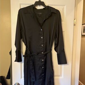 Banana Republic Black Long Sleeve Dress